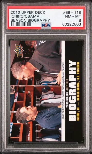 2010 Upper Deck Ichiro/Obama Season Biography #Sb-118 card image