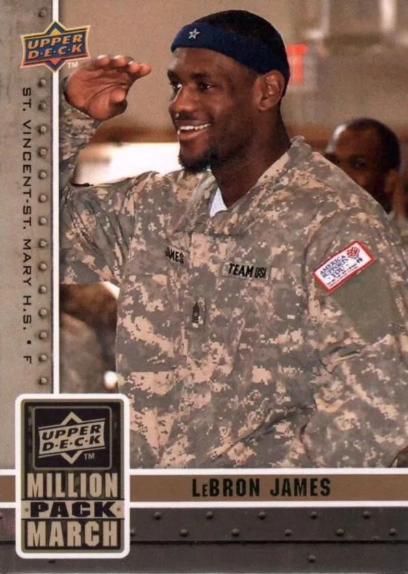 2010 Upper Deck National Sports Collectors Convention Million Pack March Lebron James #MPM-7 card image