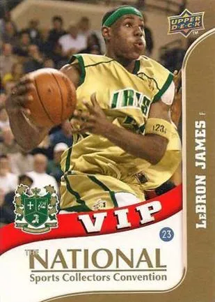 2010 Upper Deck National Sports Collectors Convention VIP Lebron James #VIP-3 card image