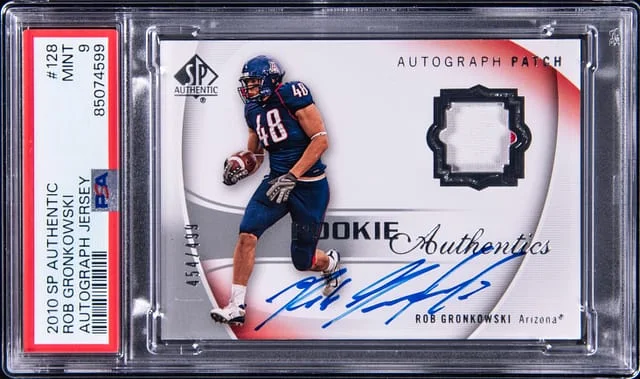 2010 Upper Deck SP Authentic Rob Gronkowski #128 card image