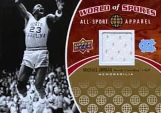 2010 Upper Deck World of Sports Michael Jordan All-Sport Apparel Memorabilia #ASA-2 card image