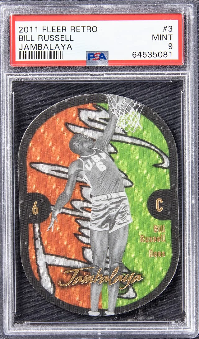 2011-12 Fleer Retro Bill Russell Jambalaya #3-JB card image