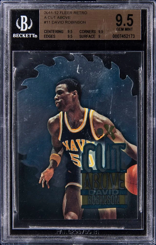 2011-12 Fleer Retro David Robinson A Cut Above #11 card image