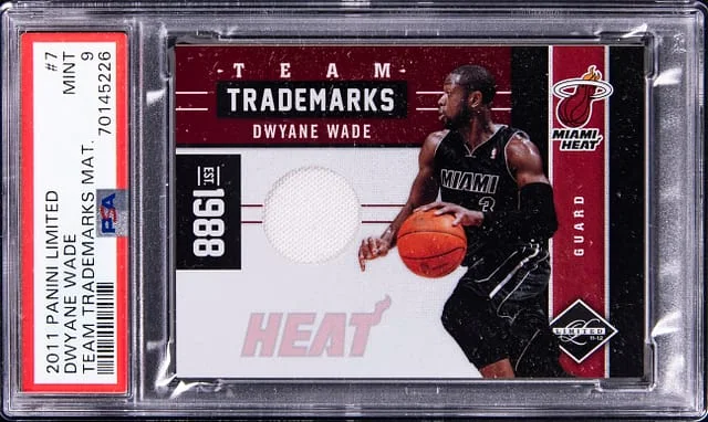 2011-12 Panini Dwyane Wade Limited Team Trademark Materials #7 card image