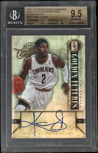 2011-12 Panini Gold Standard Draft Pick Redemptions Autographs Ki Kyrie Irving #no-number card image