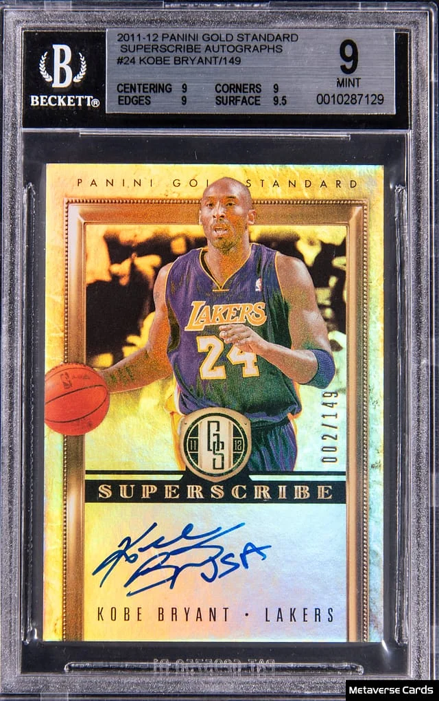 2011-12 Panini Gold Standard Kobe Bryant Superscribe Autographs #24 card image