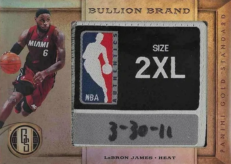 2011-12 Panini Gold Standard Lebron James Bullion Brand Logos #22 card image