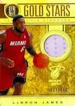 2011-12 Panini Gold Standard Lebron James Gold Stars Materials #5 card image
