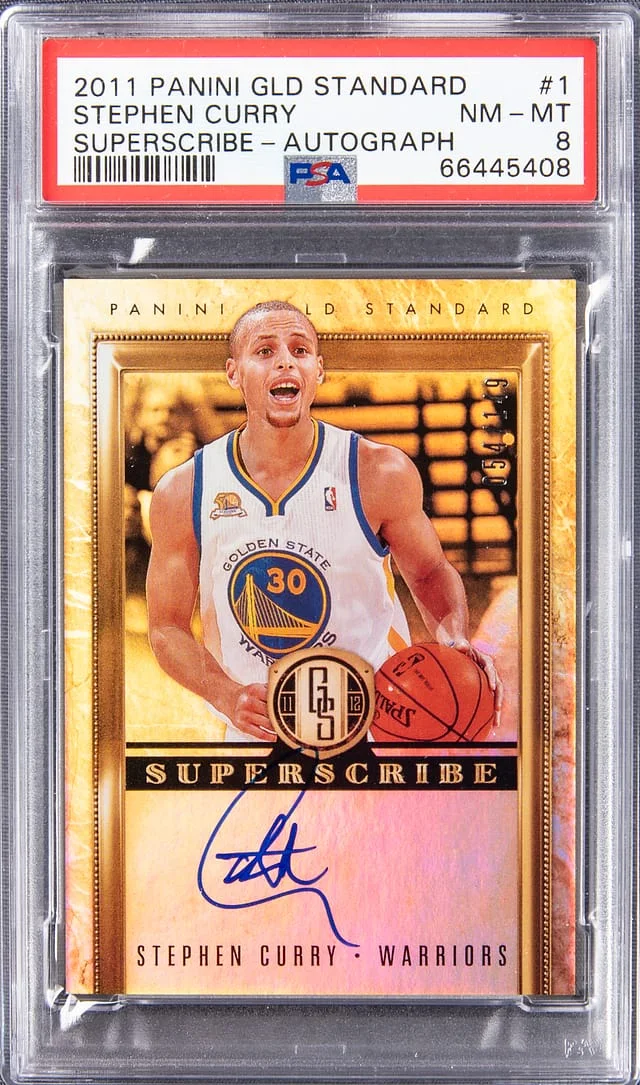 2011-12 Panini Gold Standard Stephen Curry Superscribe Autograph #1 card image