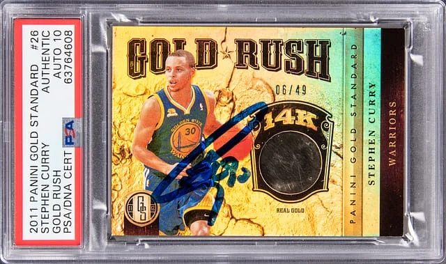 2011-12 Panini Gold Standard Stephen Curry Gold Rush #26 card image