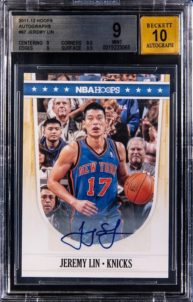 2011-12 Panini Jeremy Lin NBA Hoops Autographs #67 card image