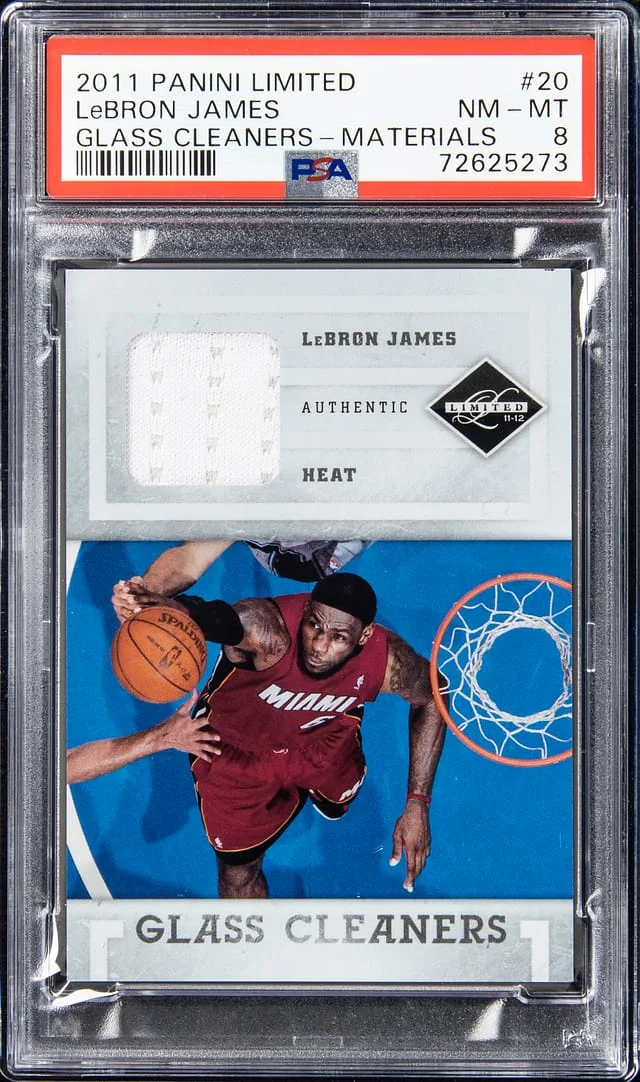 2011-12 Panini LeBron James Limited Glass Cleaners Materials #20 card image