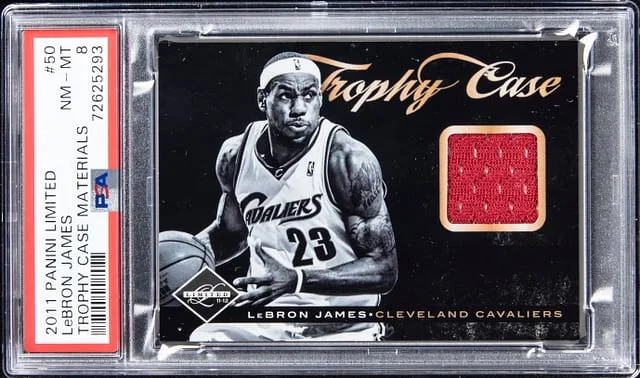 2011-12 Panini LeBron James Limited Trophy Case Materials #50 card image