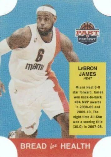 2011-12 Panini Past & Present Lebron James Bread for Health #29 card image