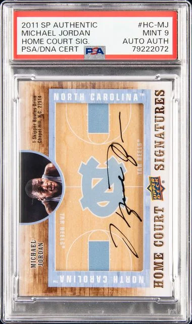 2011-12 SP Authentic Michael Jordan Home Court Signatures #HC-MJ card image