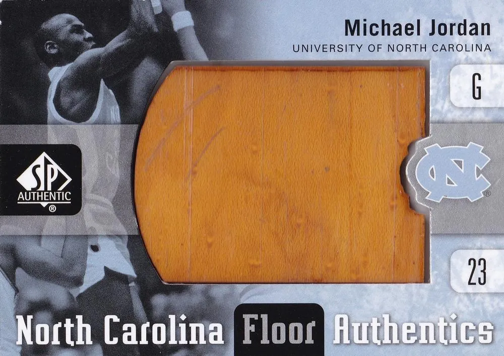2011-12 SP Authentic Michael Jordan North Carolina Floor #UNC-JO card image