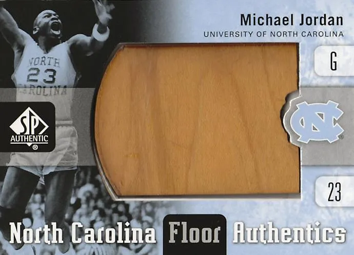 2011-12 SP Authentic Michael Jordan North Carolina Floor #UNC-MI card image