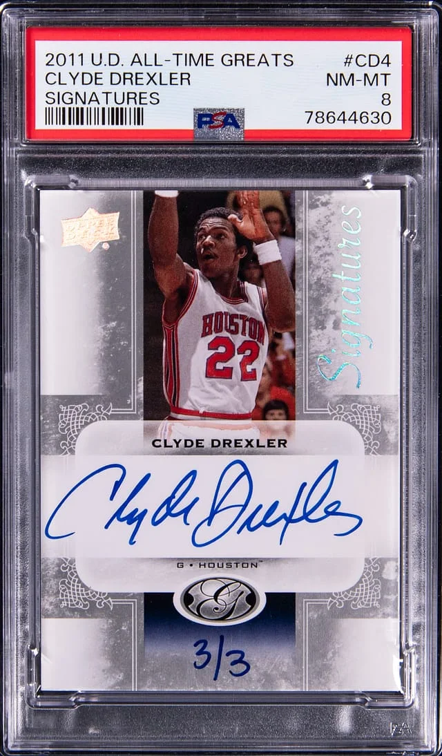 2011-12 Upper Deck Clyde Drexler All-Time Greats Signature #AGS-CD4 card image