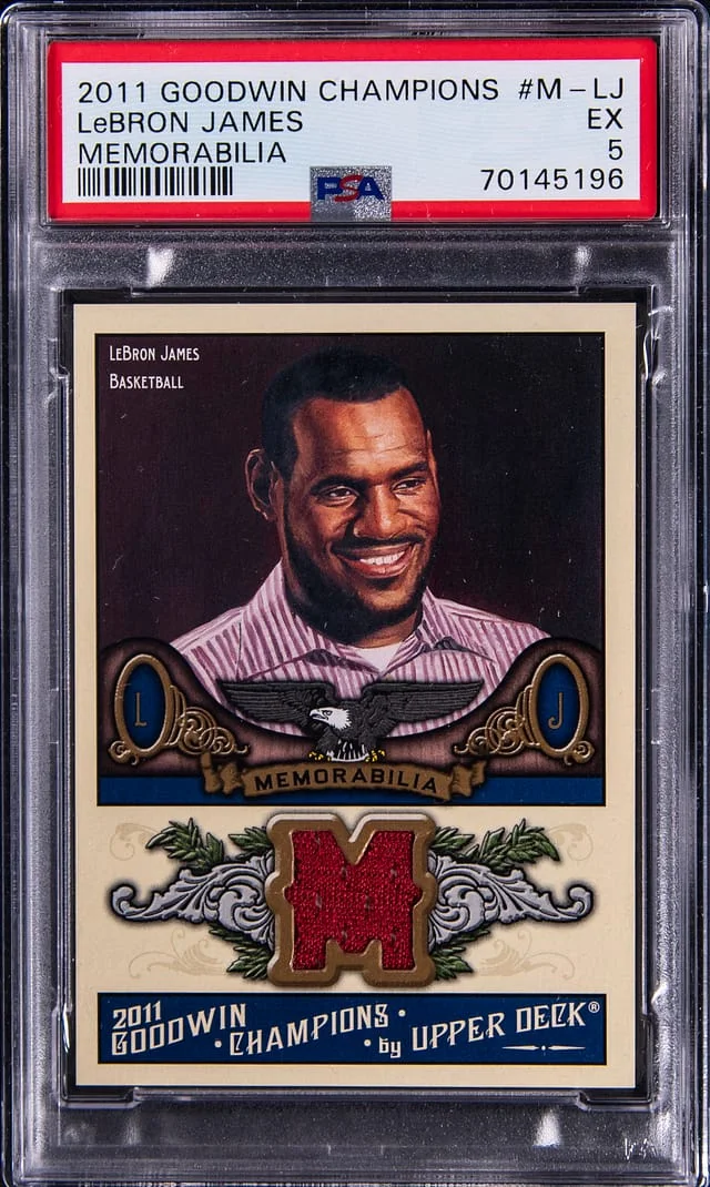 2011-12 Upper Deck Goodwin Champions LeBron James Memorabilia #M-LJ card image