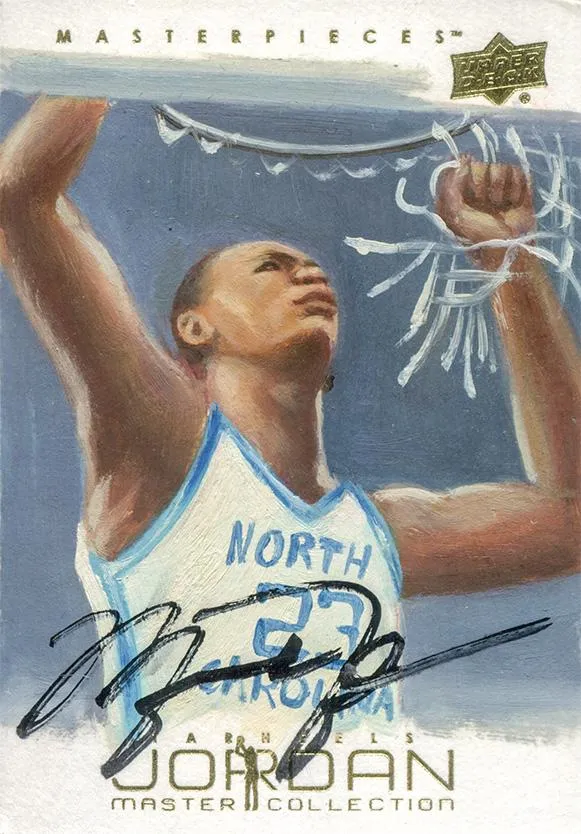 2011-12 Upper Deck Michael Jordan Master Collection Michael Jordan Masterpieces #MJM-3 card image