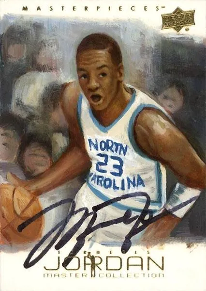 2011-12 Upper Deck Michael Jordan Master Collection Michael Jordan Masterpieces #MJM-9 card image