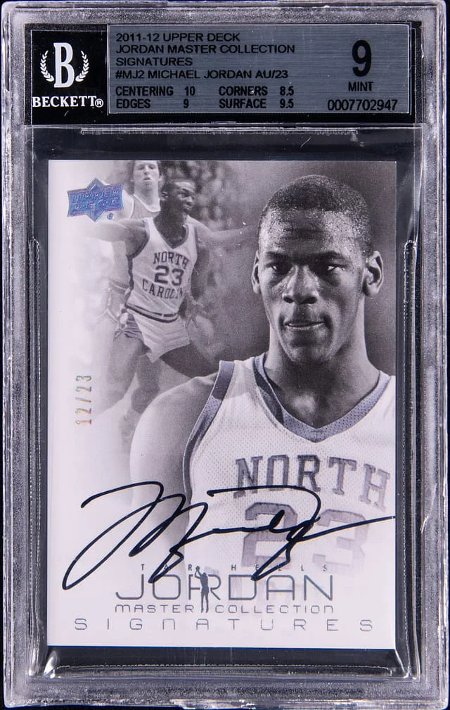 2011-12 Upper Deck Michael Jordan Jordan Master Collection Signatures #MJ-2 card image