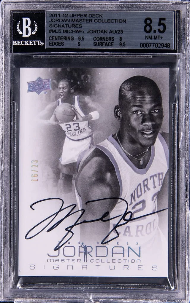 2011-12 Upper Deck Michael Jordan Jordan Master Collection Signatures #MJ-5 card image