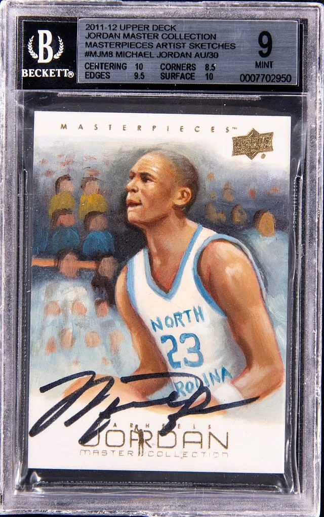 2011-12 Upper Deck Michael Jordan Master Collection Masterpiece Artist Sketches #MJM8 card image