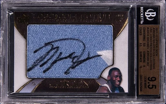 2011-12 Upper Deck Michael Jordan Jordan Master Collection UNC Logo Patch Collection #UNC-6 card image