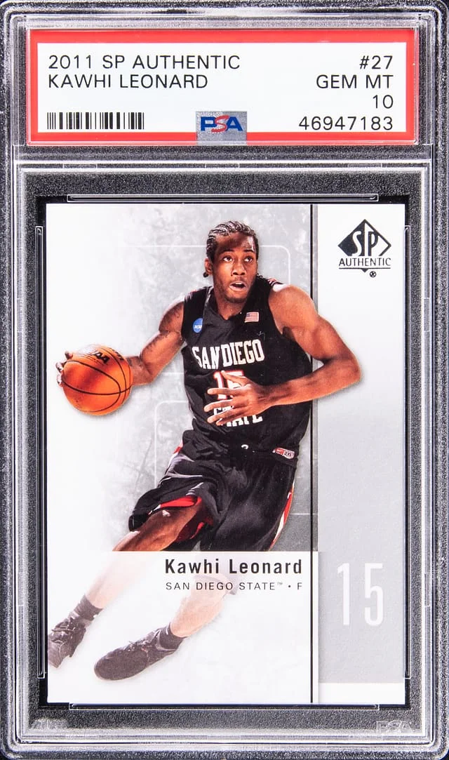 2011-12 Upper Deck SP Authentic Kawhi Leonard #27 card image