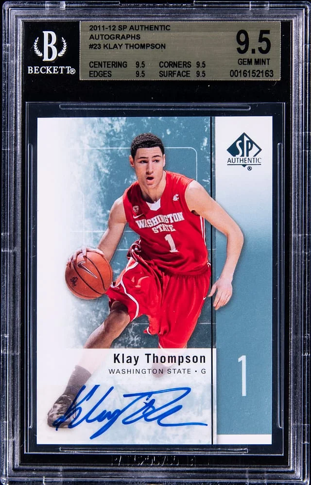 2011-12 Upper Deck SP Authentic Klay Thompson Autograph #23 card image