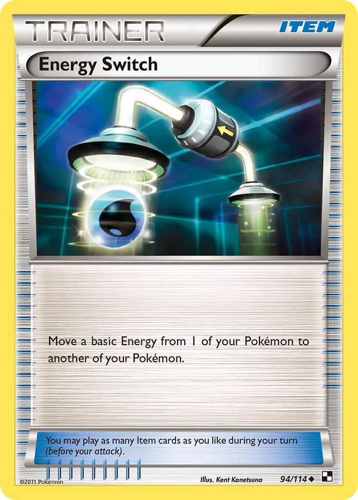 2011 Black & White Energy Switch Uncommon #094/114 Uncommon card image