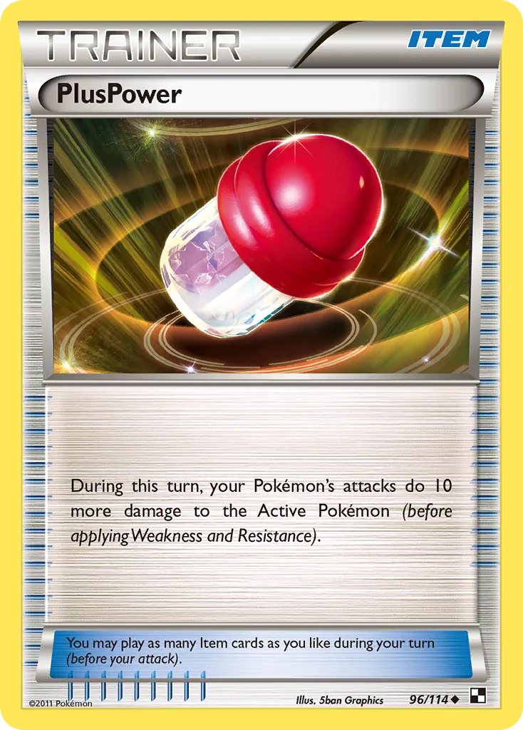 2011 Black & White PlusPower Uncommon #096/114 Uncommon card image