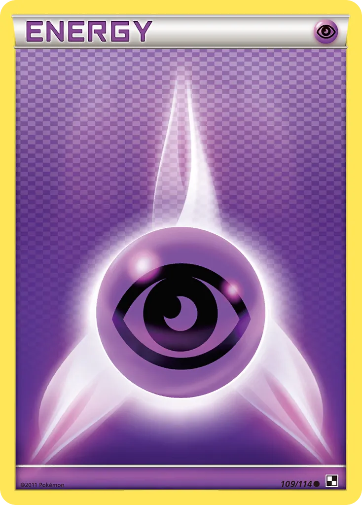 2011 Black & White Psychic Energy #109/114 Common card image