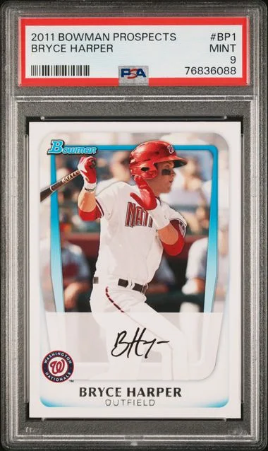 2011 Bowman Bryce Harper Prospects #BP1 card image