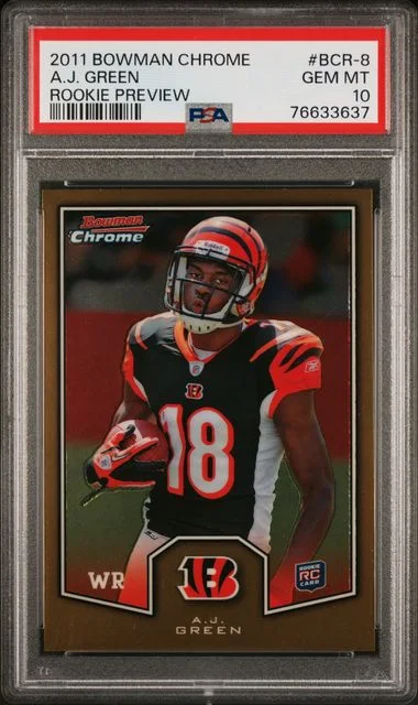 2011 Bowman Chrome A.J. Preview #BCR-8 card image