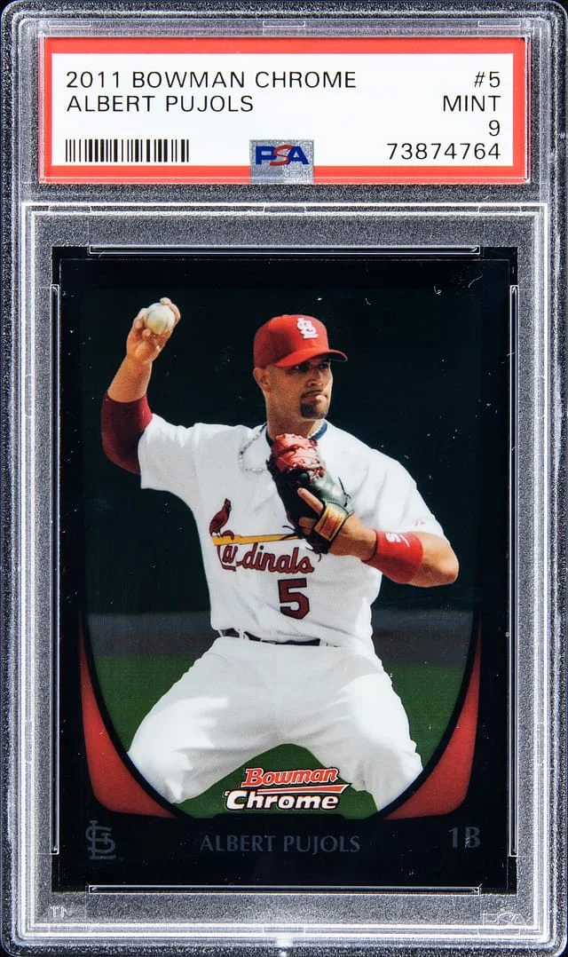 2011 Bowman Chrome Albert Pujols #5 card image