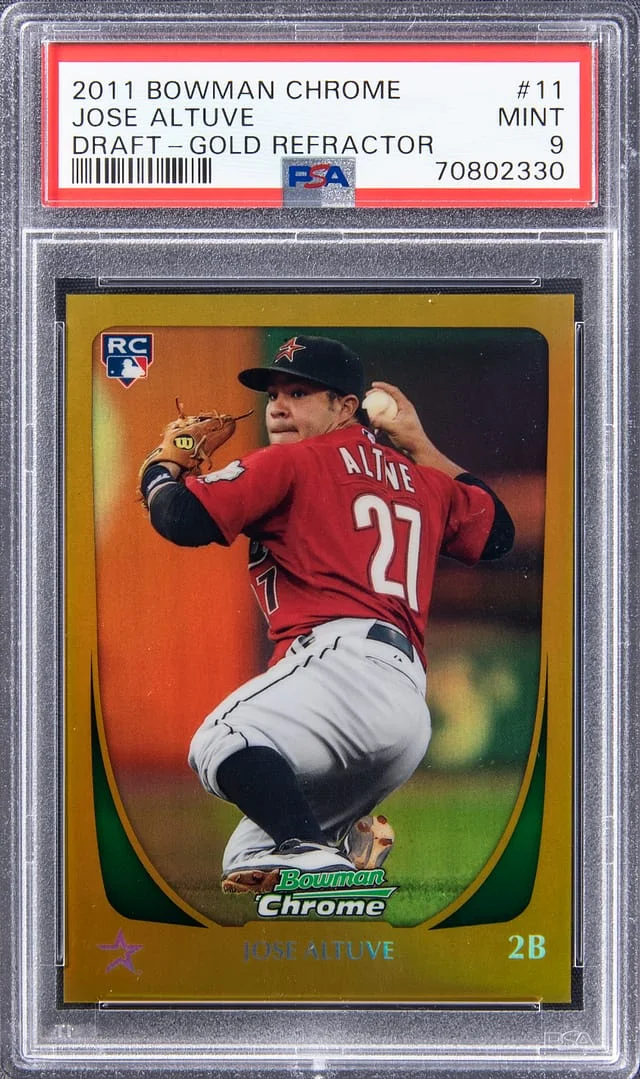 2011 Bowman Chrome Draft Jose Altuve Refractor #11 card image