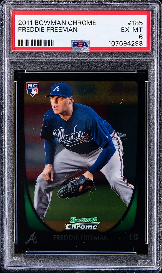 2011 Bowman Chrome Freddie Freeman #185 card image
