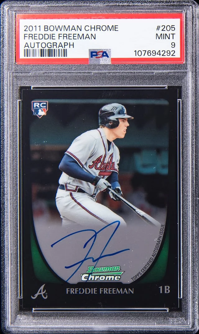 2011 Bowman Chrome Freddie Freeman Autograph #205 card image