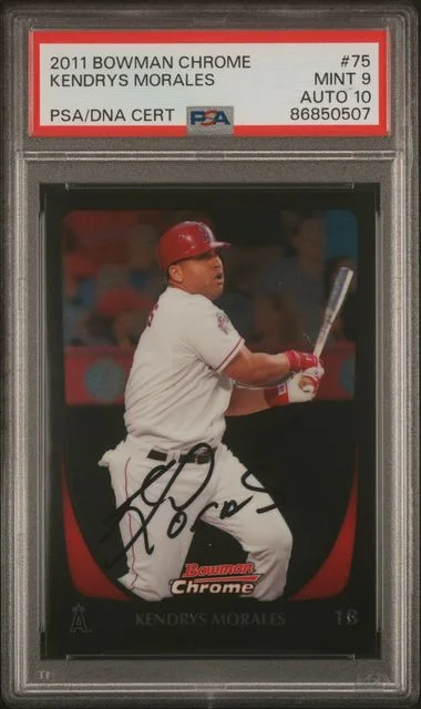 2011 Bowman Chrome Kendrys Morales #75 card image