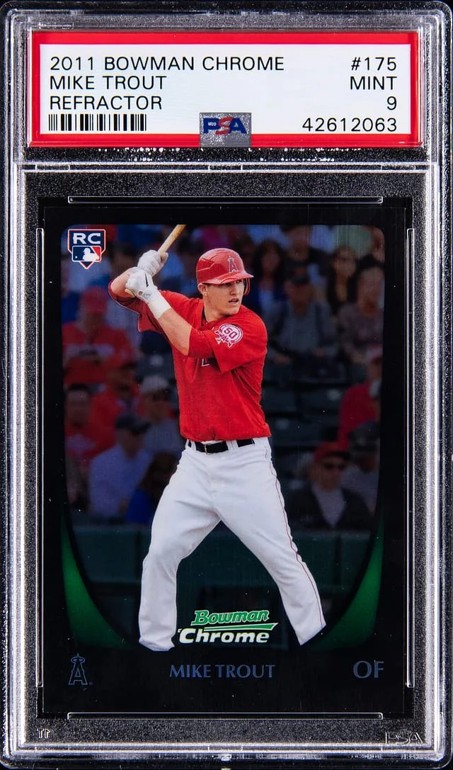 2011 Bowman Chrome Mike Trout Refractor #175 card image