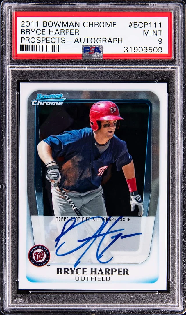 2011 Bowman Chrome Prospects Bryce Harper Autograph #BCP-111 card image