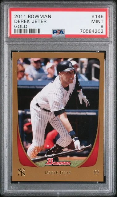 2011 Bowman Derek Jeter Gold #145 card image
