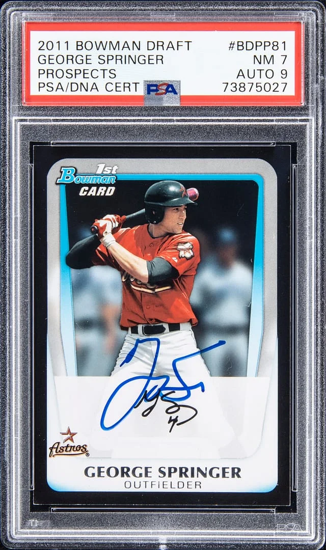 2011 Bowman Draft George Springer Prospects #BDPP81 card image