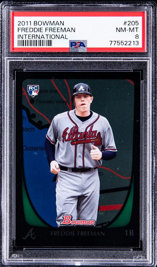 2011 Bowman Freddie Freeman International #205 card image