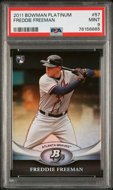 2011 Bowman Platinum Freddie Freeman #57 card image