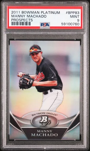2011 Bowman Platinum Manny Machado Prospects #Bpp83 card image