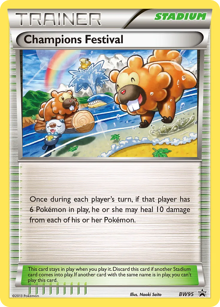 2011 BW Black Star Promos Champions Festival Promo #BW95 Promo card image