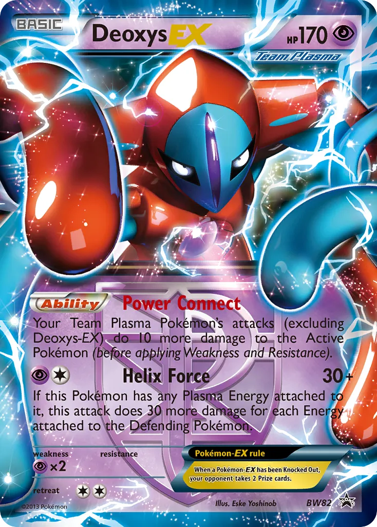 2011 BW Black Star Promos Deoxys-EX Promo #BW82 Promo card image